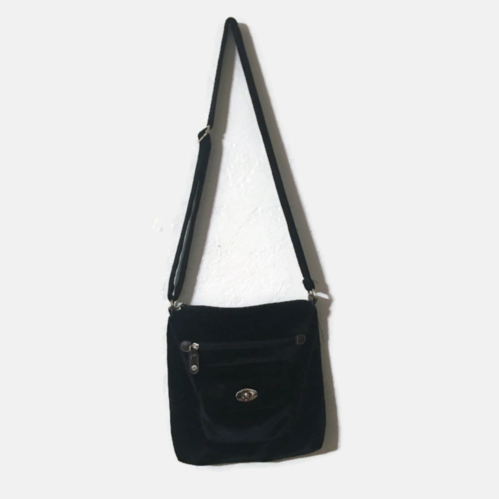 Black Velvet Crossbody